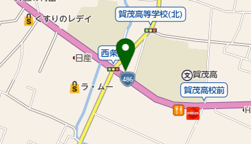 タイムズカーレンタル 東広島店の地図画像