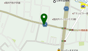 オリックスレンタカー 高井戸店の地図画像