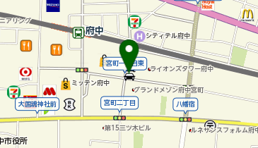 オリックスレンタカー 府中駅前店の地図画像
