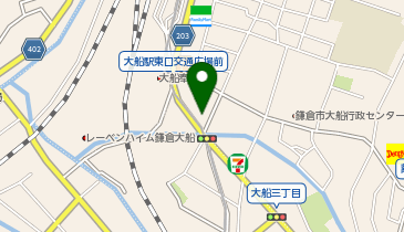 オリックスレンタカー 鎌倉・大船駅前店の地図画像