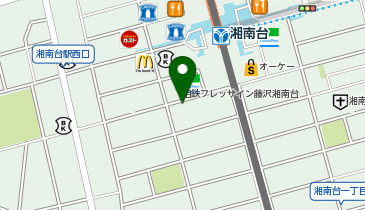 オリックスレンタカー 湘南台駅前店の地図画像