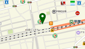 オリックスレンタカー 平塚西口駅前店の地図画像