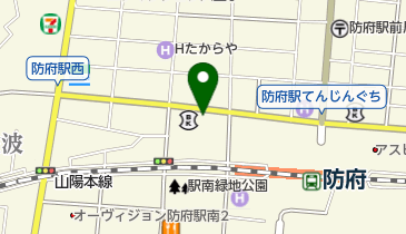 タイムズカーレンタル 防府駅前店の地図画像