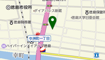 タイムズカーレンタル 徳島中央店の地図画像