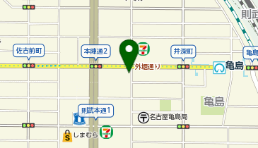 オリックスレンタカー 名古屋亀島駅前店の地図画像