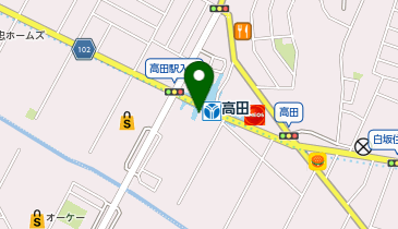 オリックスレンタカー 港北高田駅前店の地図画像