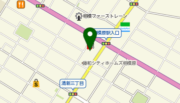 オリックスレンタカー 相模原清新店の地図画像