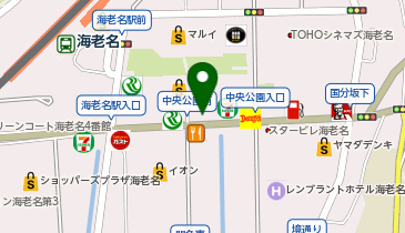 オリックスレンタカー 海老名店の地図画像