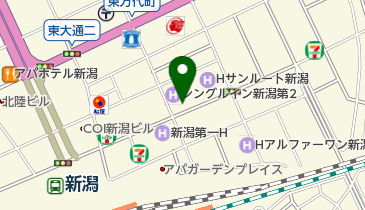 タイムズカーレンタル 新潟駅前店の地図画像