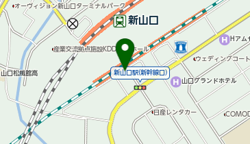 オリックスレンタカー 新山口駅前店の地図画像