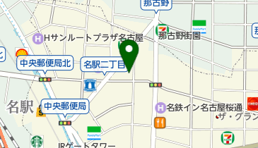 バジェットレンタカー 名古屋駅前店の地図画像