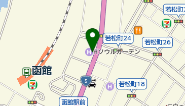 タイムズカーレンタル 函館駅前店の地図画像