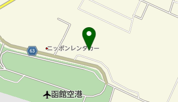 タイムズカーレンタル 函館空港前店の地図画像