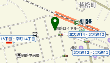 タイムズカーレンタル 釧路駅前店の地図画像