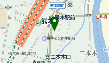 タイムズカーレンタル 熊本新幹線白川口店の地図画像