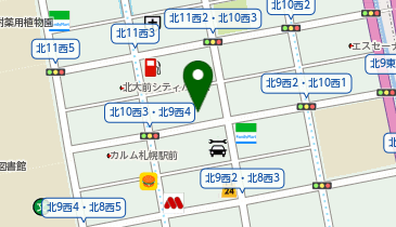 バジェットレンタカー 札幌駅前北口店の地図画像