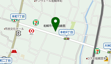 タイムズカーレンタル 船橋店の地図画像