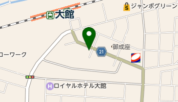 タイムズカーレンタル 大館駅前店の地図画像