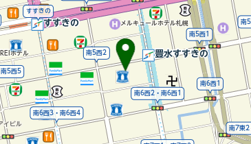 トヨタレンタカー 地下鉄すすきの駅前店の地図画像