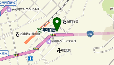 トヨタレンタカー 宇和島店の地図画像