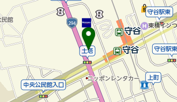 トヨタレンタカー TX守谷駅西口店の地図画像