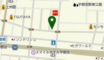 トヨタレンタカー 宇都宮今泉店の地図画像