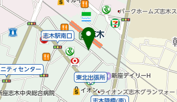 トヨタレンタカー 志木駅前店の地図画像