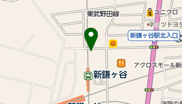 トヨタレンタカー 新鎌ヶ谷駅前店の地図画像