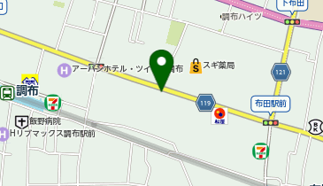 トヨタレンタカ- 調布店の地図画像