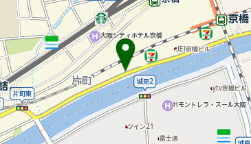 オリックスレンタカー 京橋OBP北カウンターの地図画像