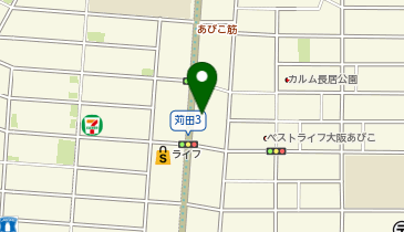 オリックスレンタカー 住吉あびこ店の地図画像