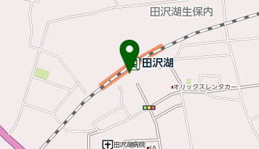 トヨタレンタカー 田沢湖店の地図画像