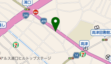 トヨタレンタカー 高津店の地図画像