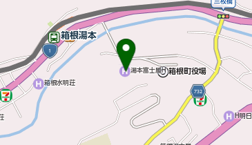 トヨタレンタカー 箱根湯本店の地図画像