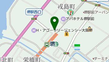 トヨタレンタカー 堺駅前店の地図画像