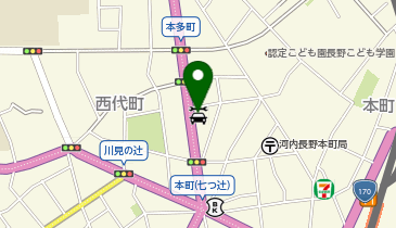 オリックスレンタカー 河内長野店の地図画像