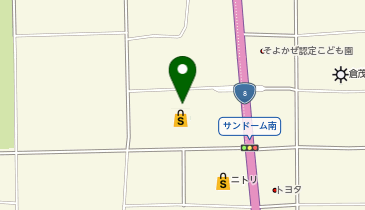 トヨタレンタカー サンドーム南の地図画像