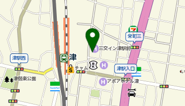 トヨタレンタカー 津駅前店の地図画像