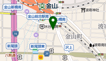 トヨタレンタカー 金山駅前店の地図画像