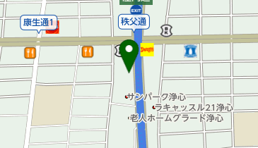トヨタレンタカー 浄心店の地図画像