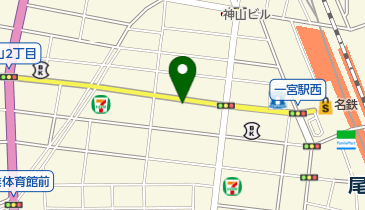トヨタレンタカー 一宮駅西店の地図画像