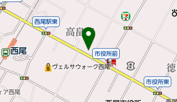 トヨタレンタカー 西尾駅前店の地図画像