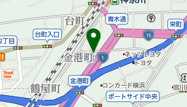 ニッポンレンタカー 横浜駅東口営業所の地図画像