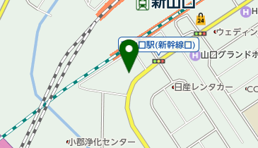 トヨタレンタカー 新山口駅前の地図画像