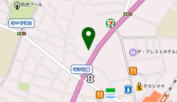 オリックスレンタカー 柏駅西口店の地図画像