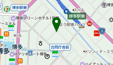 バジェットレンタカー 博多駅筑紫口店の地図画像