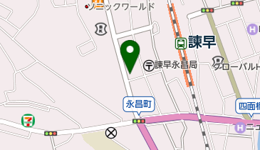オリックスレンタカー 諫早駅西口店の地図画像