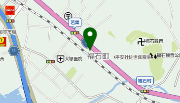 オリックスレンタカー 佐世保若葉町店の地図画像