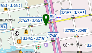 ホンダレンタカー 札幌駅北口店の地図画像