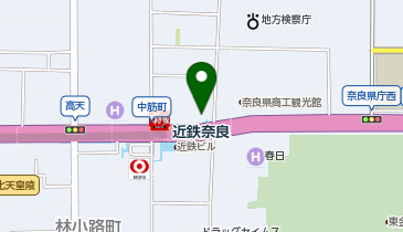 オリックスレンタカー 近鉄奈良駅前店の地図画像
